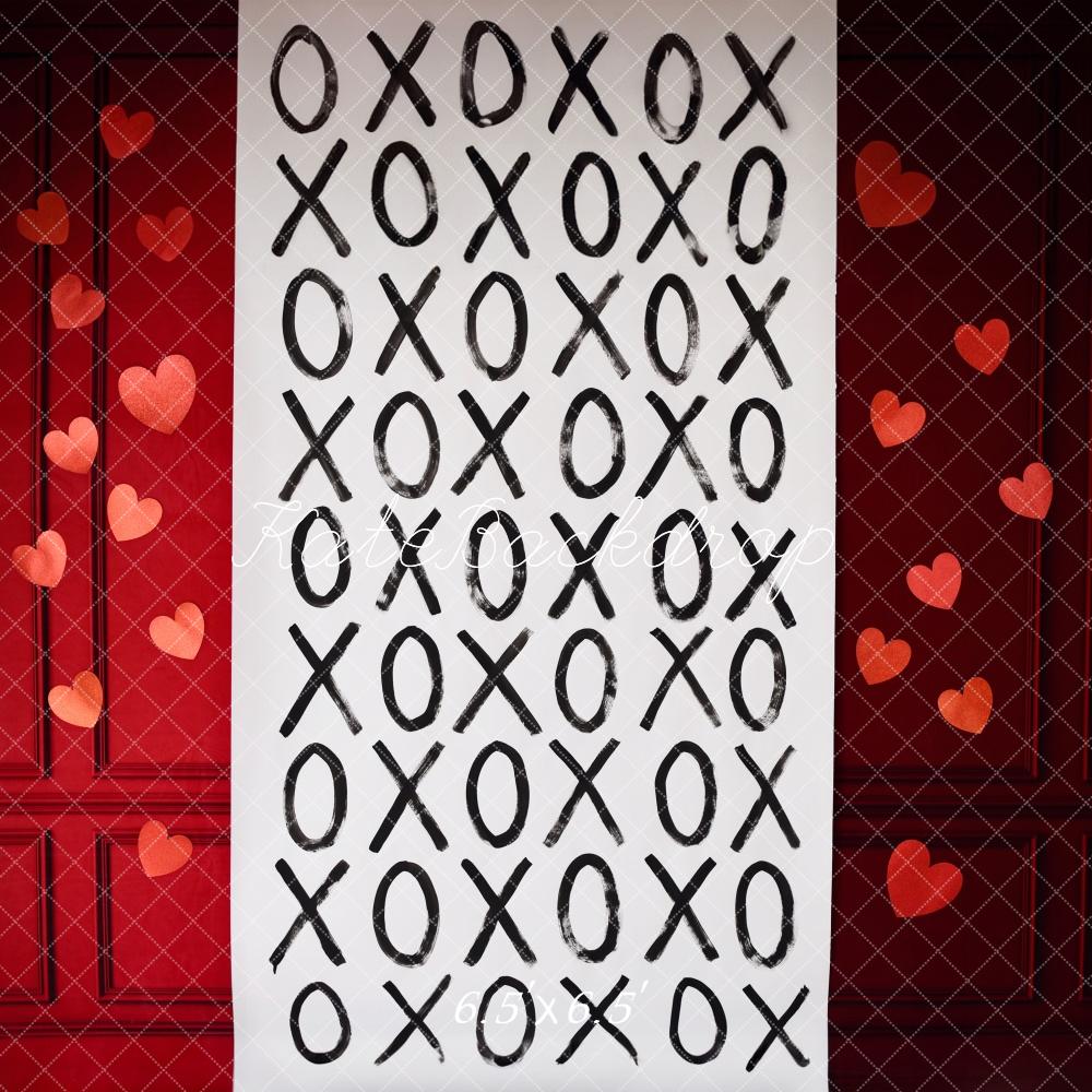 Kate Valentines Xoxo Scroll Backdrop Designed by Mandy Ringe Photography