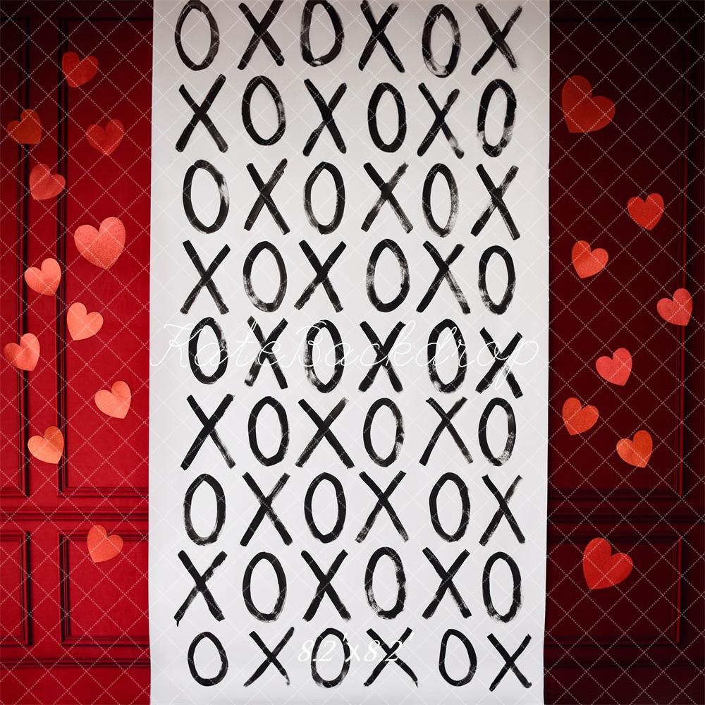 Kate Valentines Xoxo Scroll Backdrop Designed by Mandy Ringe Photography