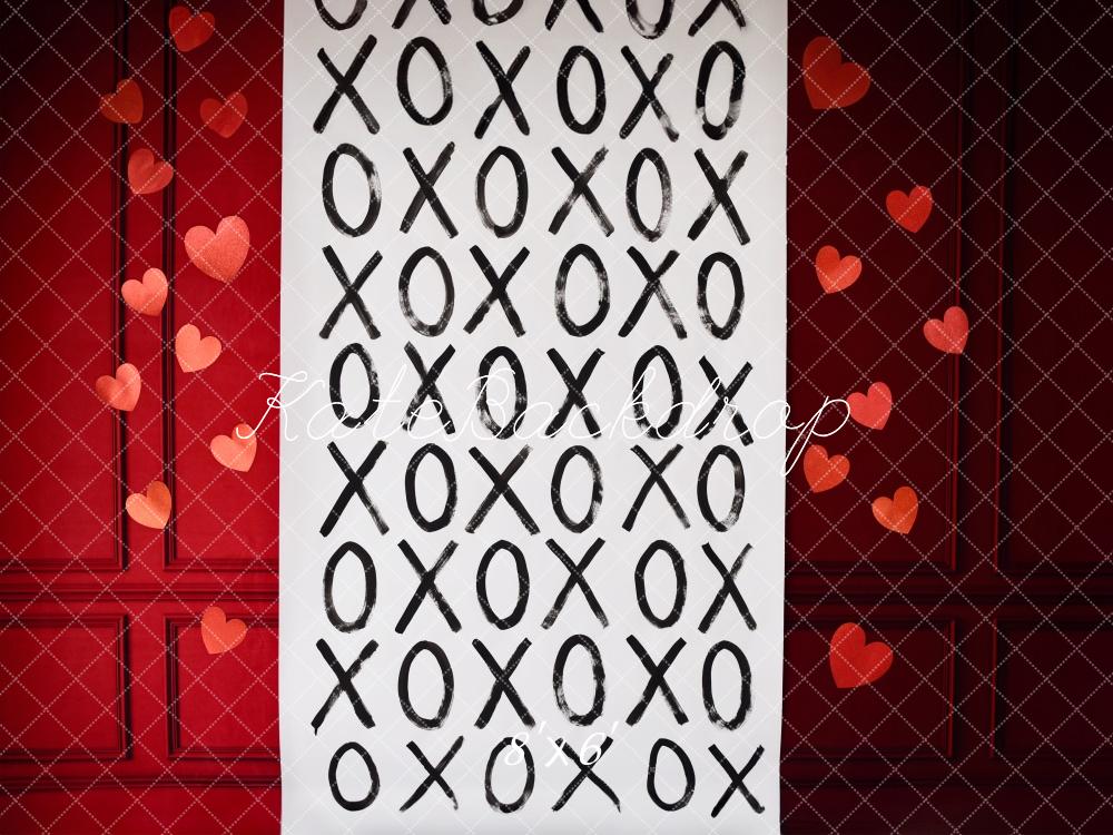 Kate Valentines Xoxo Scroll Backdrop Designed by Mandy Ringe Photography