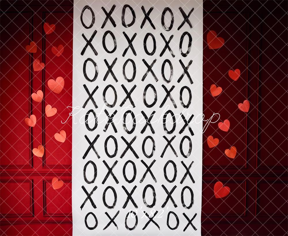 Kate Valentines Xoxo Scroll Backdrop Designed by Mandy Ringe Photography