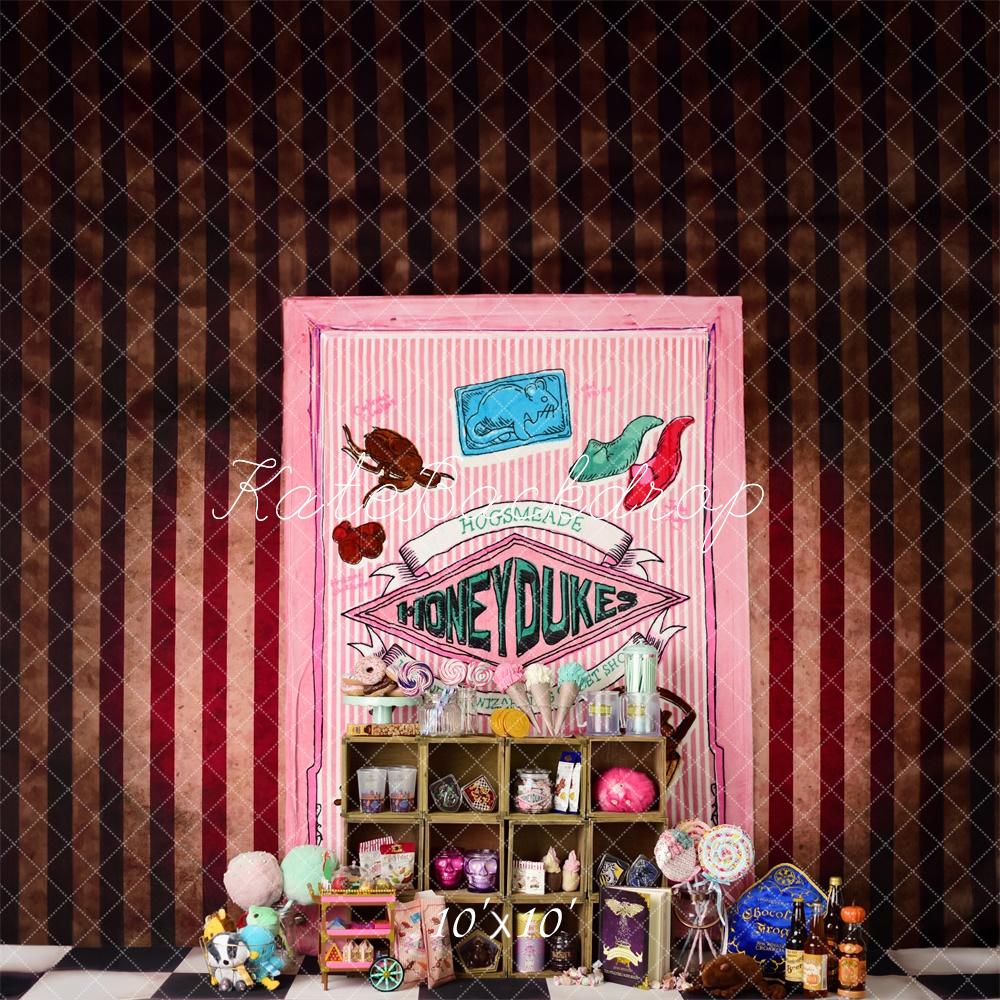 Kate Wizard Candy Shop Backdrop Designed by Mandy Ringe Photography