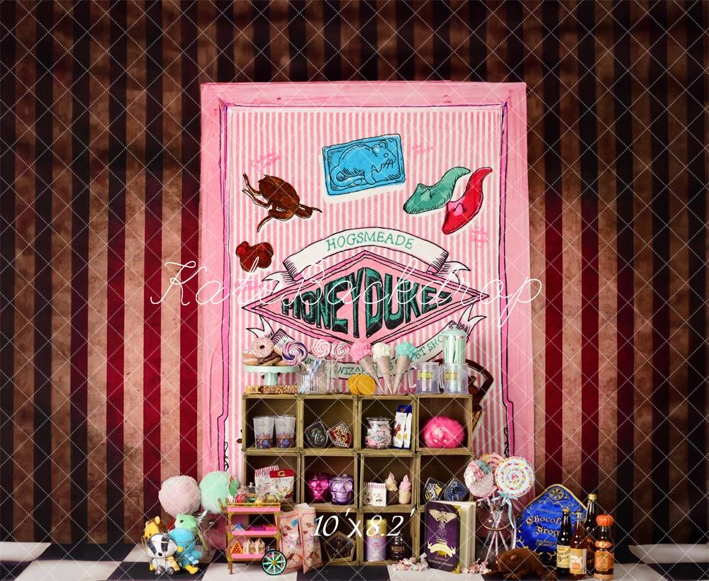 Kate Wizard Candy Shop Backdrop Designed by Mandy Ringe Photography