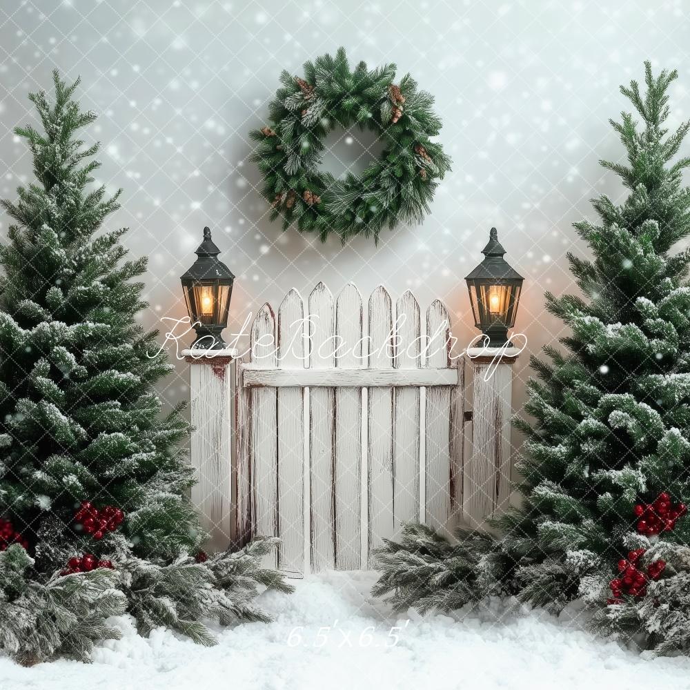 Kate Christmas Winter Scene Backdrop Designed by Patty Robert