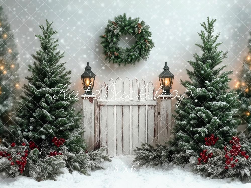 Kate Christmas Winter Scene Backdrop Designed by Patty Robert