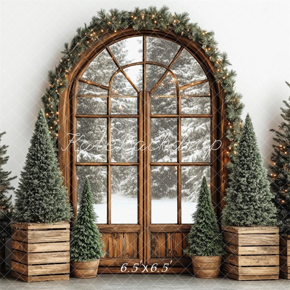 Kate Classic Christmas Window Backdrop Designed by Patty Robert