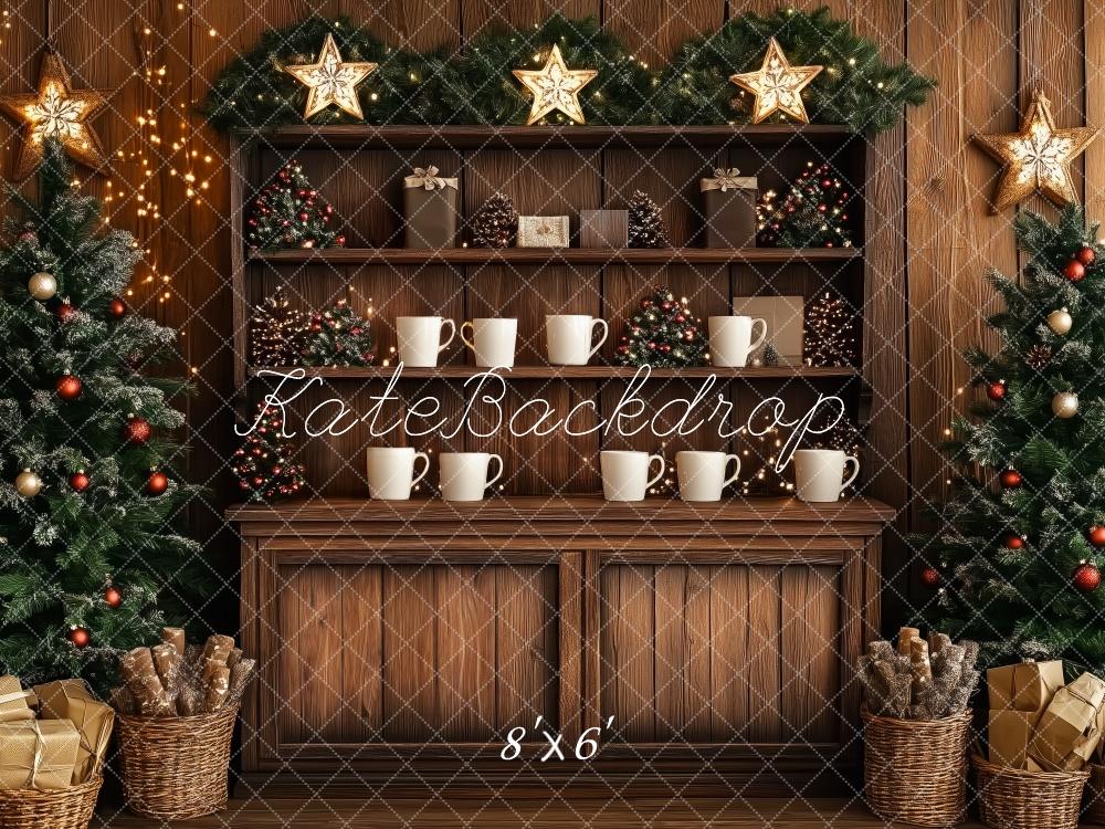 Kate Rustic Christmas Cupboard Backdrop Designed by Patty Roberts