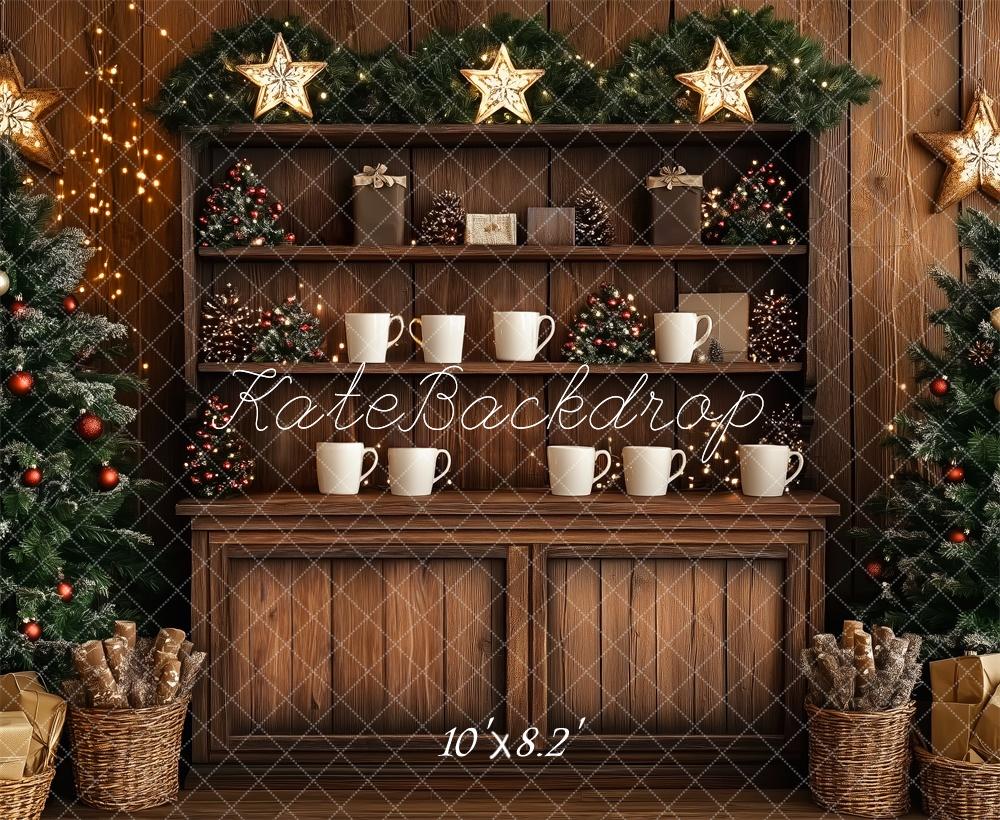 Kate Rustic Christmas Cupboard Backdrop Designed by Patty Roberts