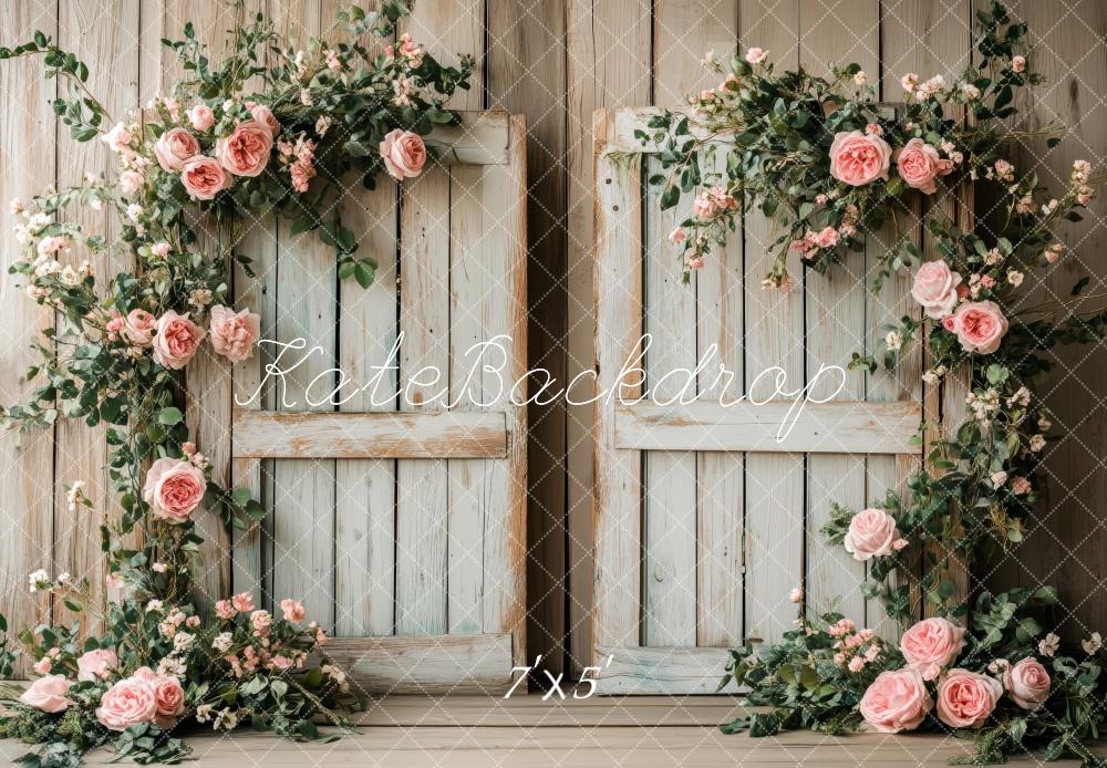 Lightning Deals-1 Kate Rustic Floral Archway Backdrop Designed by Patty Roberts