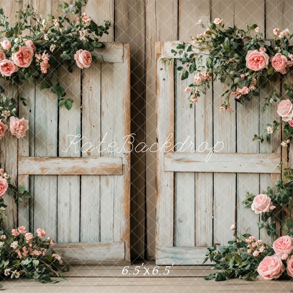 Lightning Deals-1 Kate Rustic Floral Archway Backdrop Designed by Patty Roberts