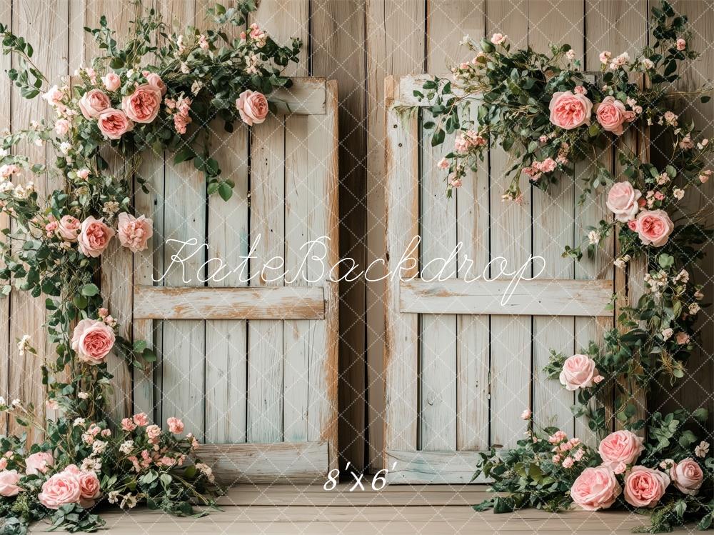 Lightning Deals-1 Kate Rustic Floral Archway Backdrop Designed by Patty Roberts