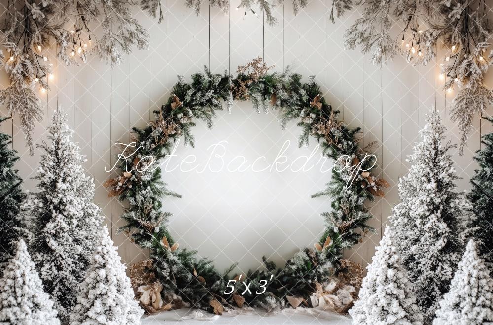 Kate Simple Christmas Wreath Backdrop Designed by Patty Roberts