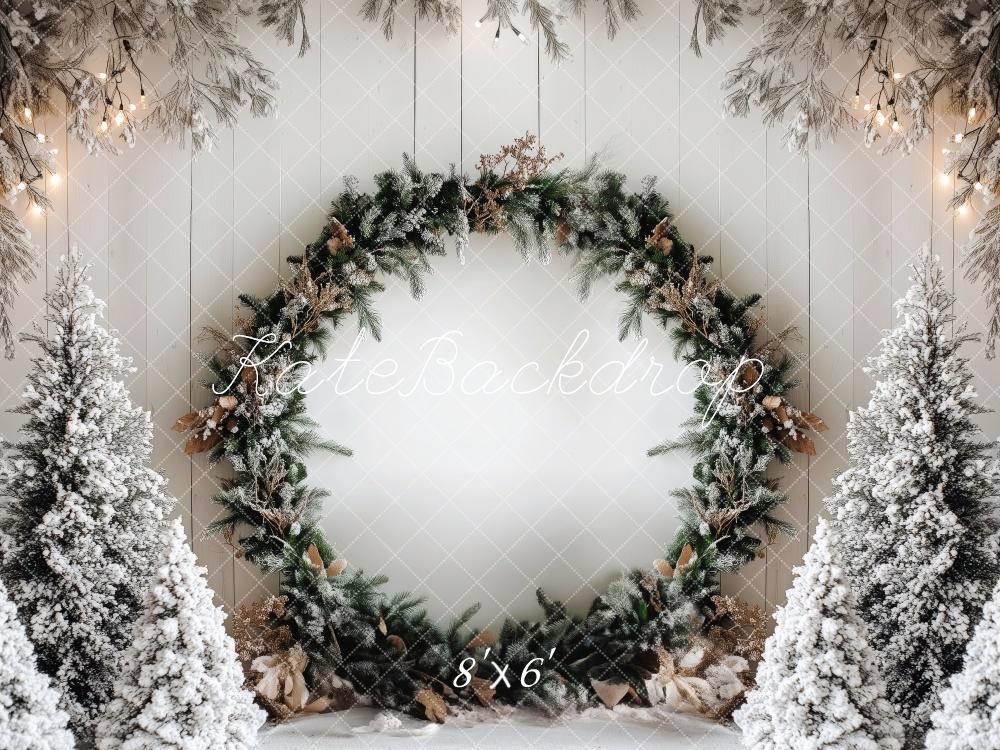 Kate Simple Christmas Wreath Backdrop Designed by Patty Roberts