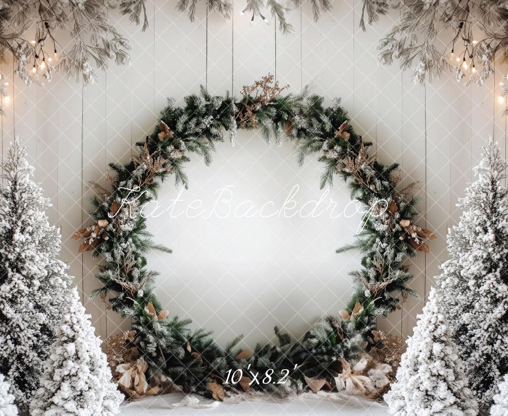 Kate Simple Christmas Wreath Backdrop Designed by Patty Roberts