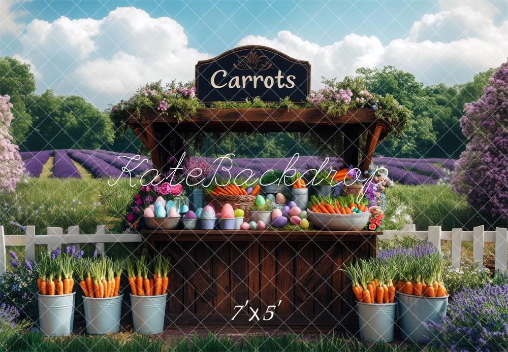 Kate Easter Carrot Stand Backdrop Designed by Mini MakeBelieve