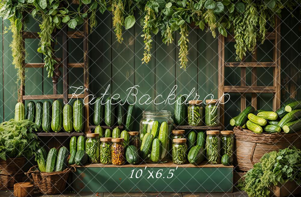 Kate Green Vegetable Wood Backdrop Designed by Emetselch