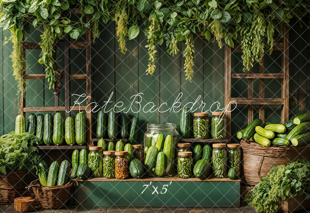 Kate Green Vegetable Wood Backdrop Designed by Emetselch