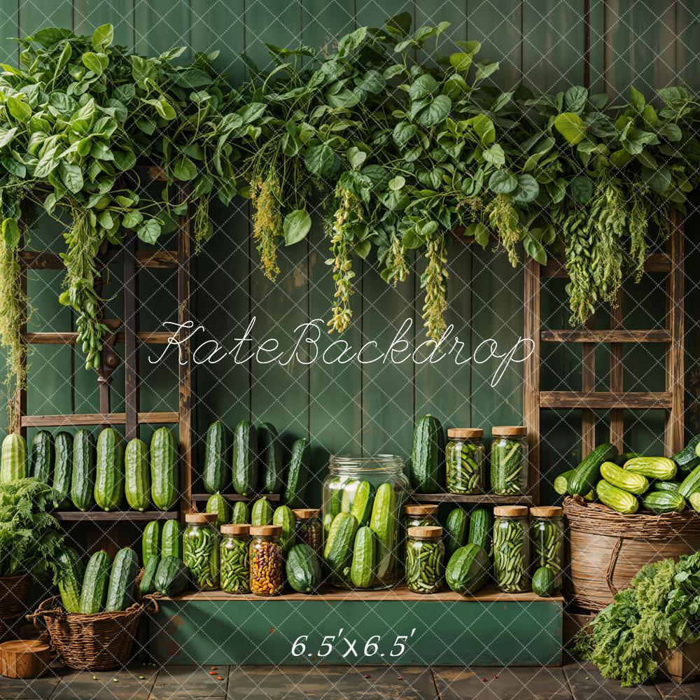 Kate Green Vegetable Wood Backdrop Designed by Emetselch