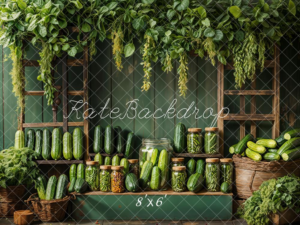 Kate Green Vegetable Wood Backdrop Designed by Emetselch