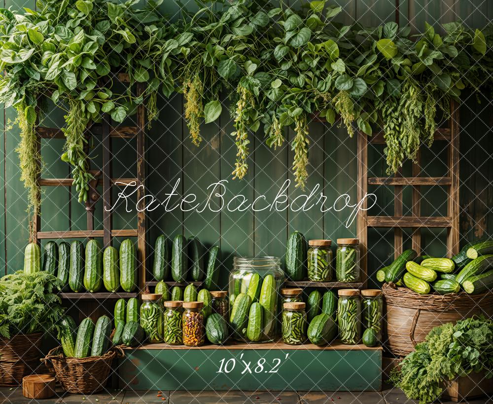 Kate Green Vegetable Wood Backdrop Designed by Emetselch