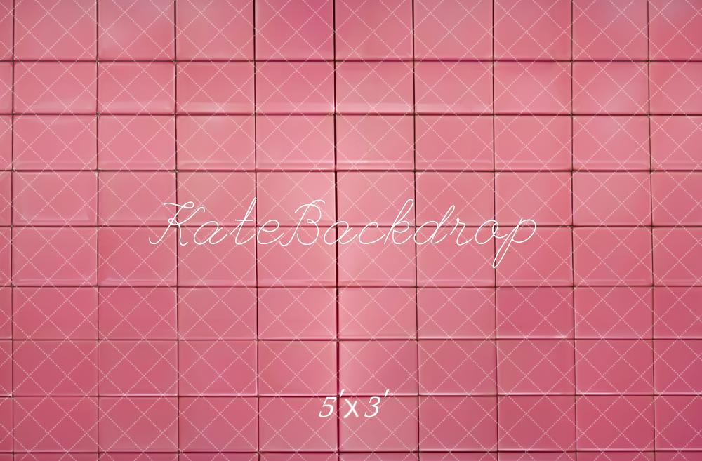 Kate Pink Tile Floor Backdrop Designed by Emetselch