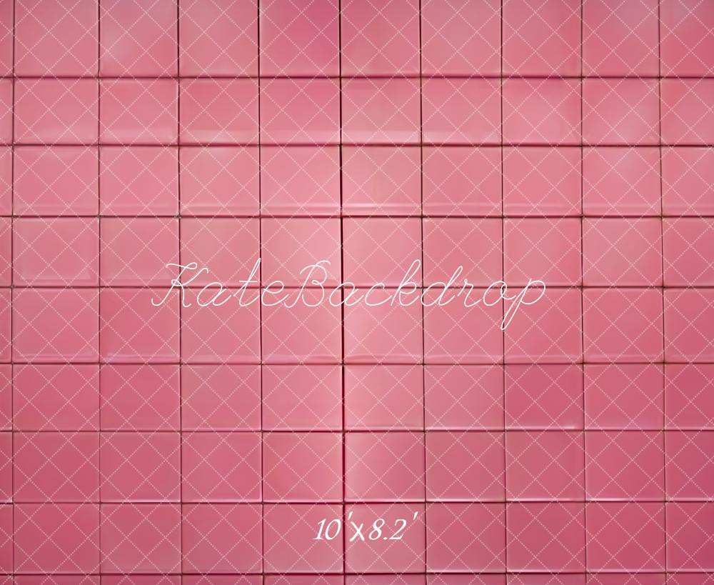 Kate Pink Tile Floor Backdrop Designed by Emetselch