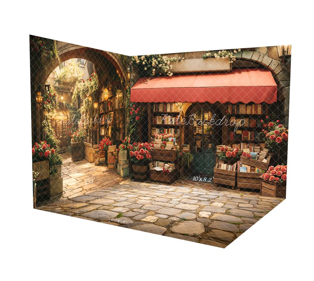 Kate Spring Valentine Bookstore Room Set(8ftx8ft&10ftx8ft&8ftx10ft)