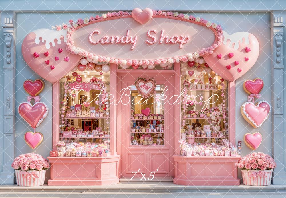 Kate Pink Candy Shop Backdrop Designed by Emetselch