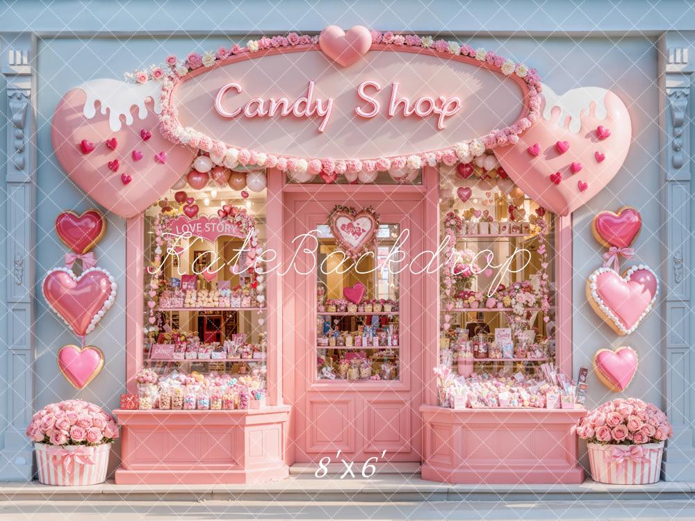 Kate Pink Candy Shop Backdrop Designed by Emetselch