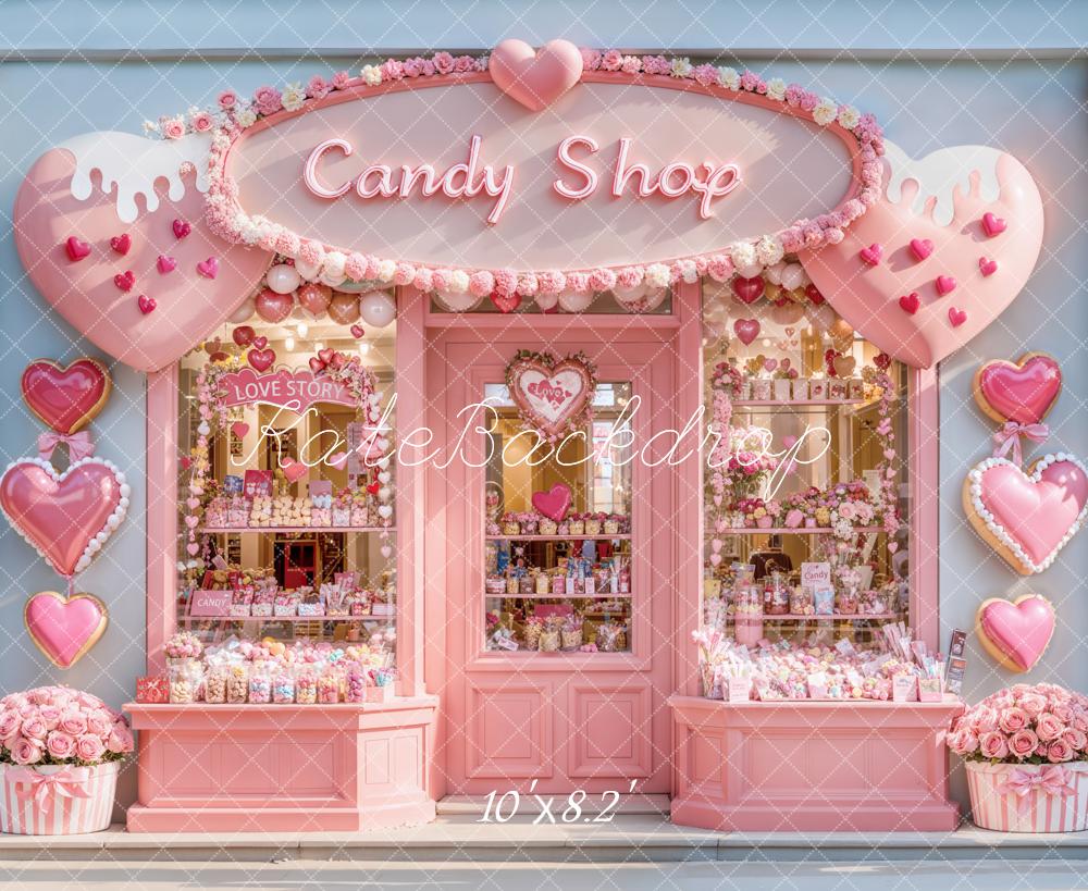 Kate Pink Candy Shop Backdrop Designed by Emetselch