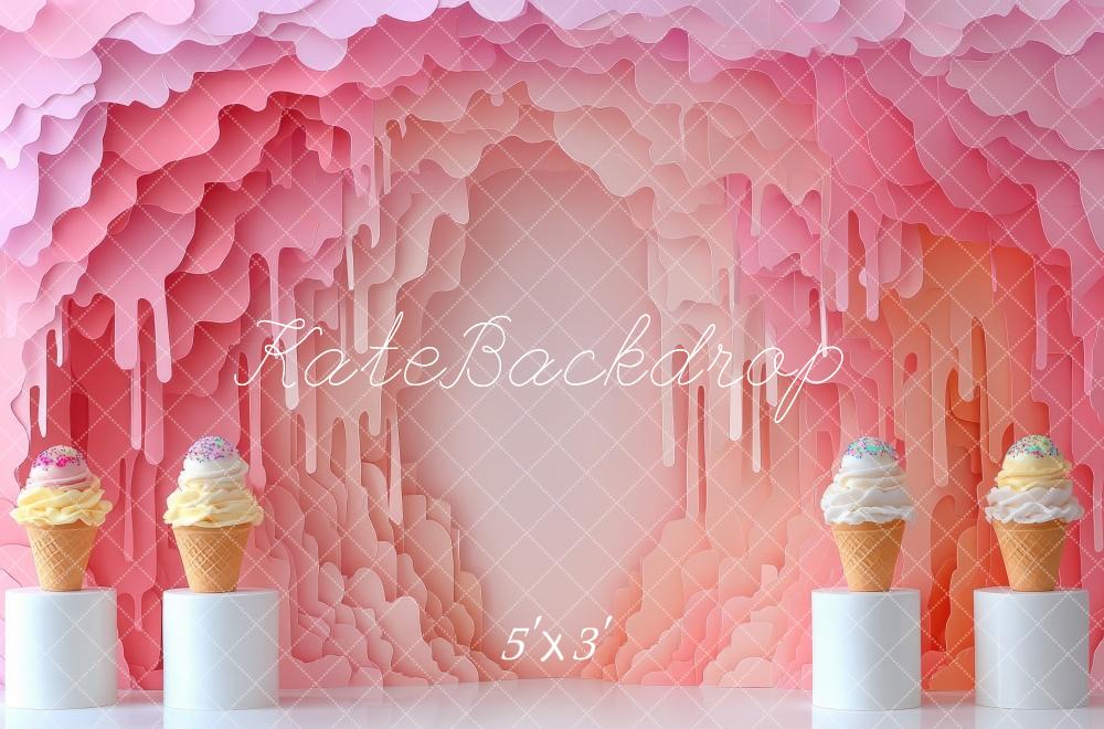 Kate Ice Cream Wall Backdrop Designed by Mini MakeBelieve