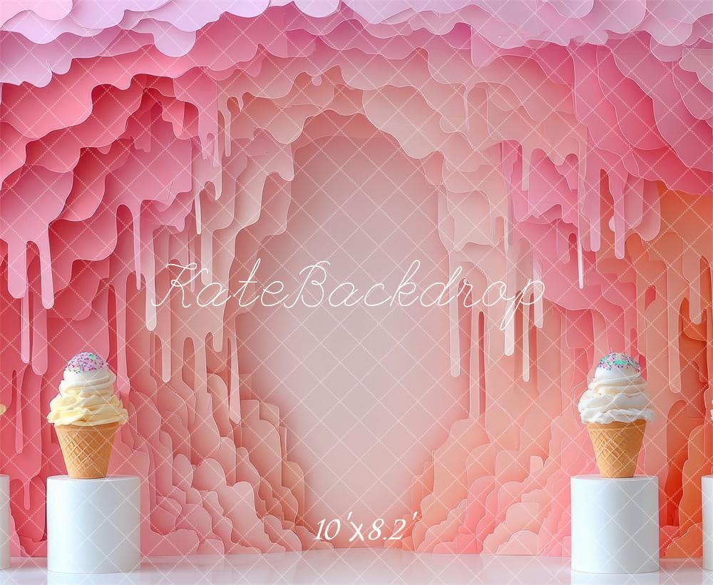 Kate Ice Cream Wall Backdrop Designed by Mini MakeBelieve