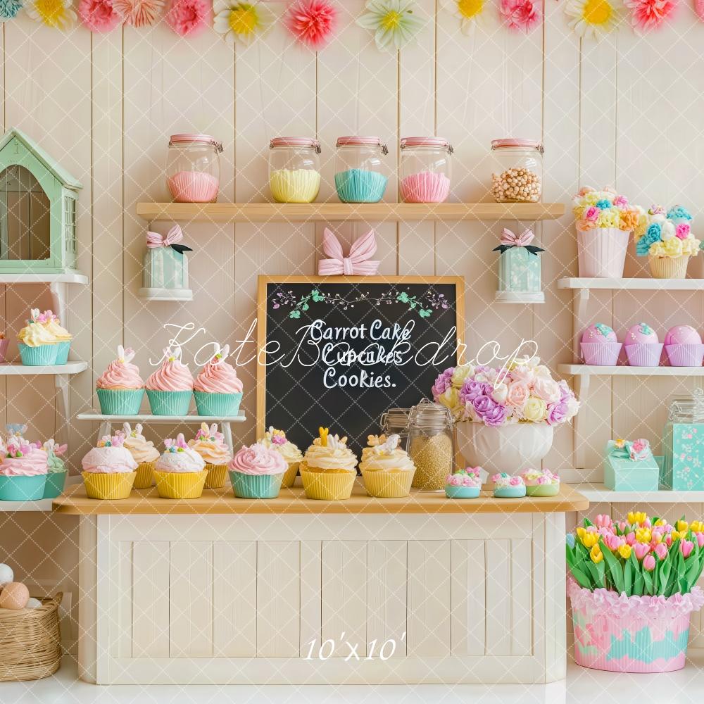 Kate Easter Pastel Sweet Shop Backdrop Designed by Patty Roberts