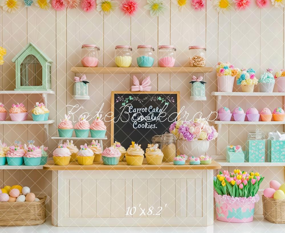 Kate Easter Pastel Sweet Shop Backdrop Designed by Patty Roberts