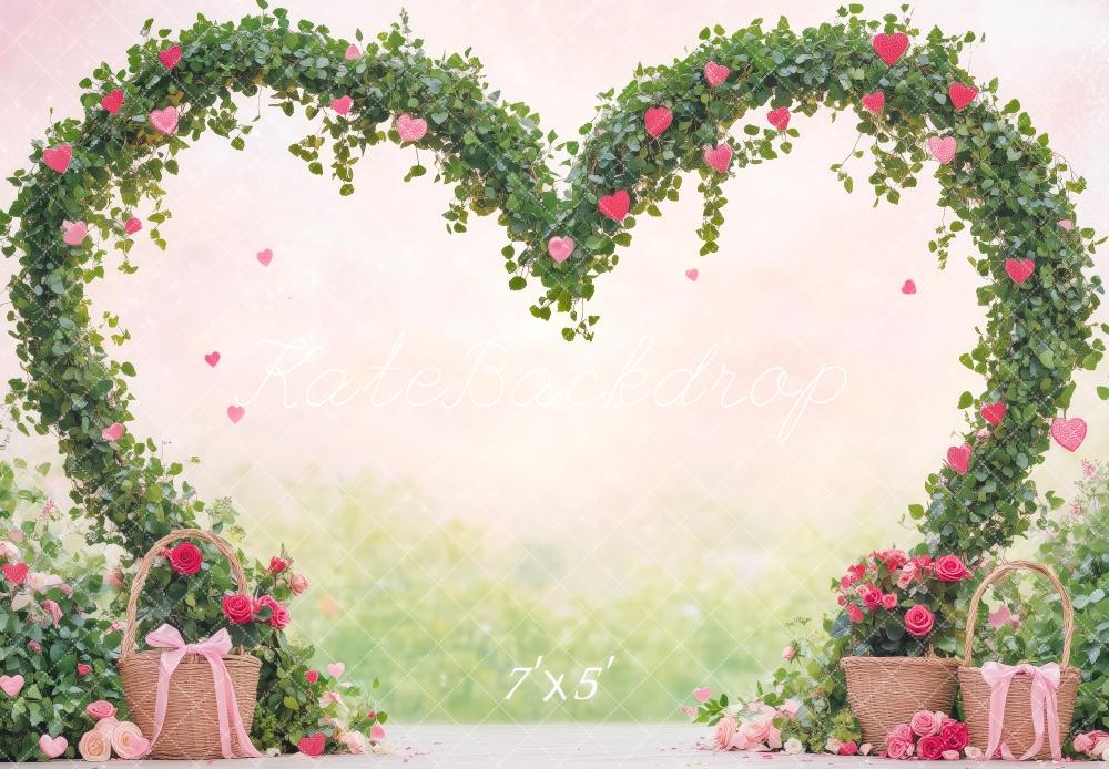 Kate Heart-Shaped Arch Valentine’s Day Backdrop Designed by Patty Roberts