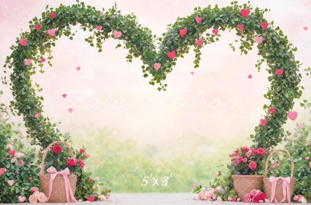 Kate Heart-Shaped Arch Valentine’s Day Backdrop Designed by Patty Roberts