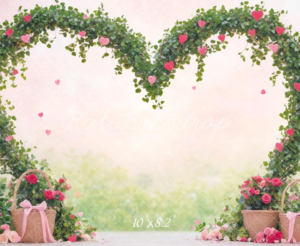 Kate Heart-Shaped Arch Valentine’s Day Backdrop Designed by Patty Roberts