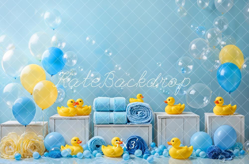 Kate baby Shower Duck Backdrop Designed by Emetselch