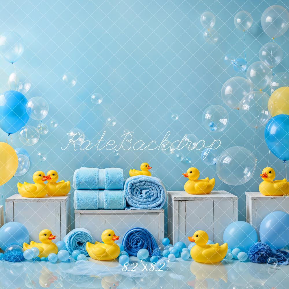 Kate baby Shower Duck Backdrop Designed by Emetselch