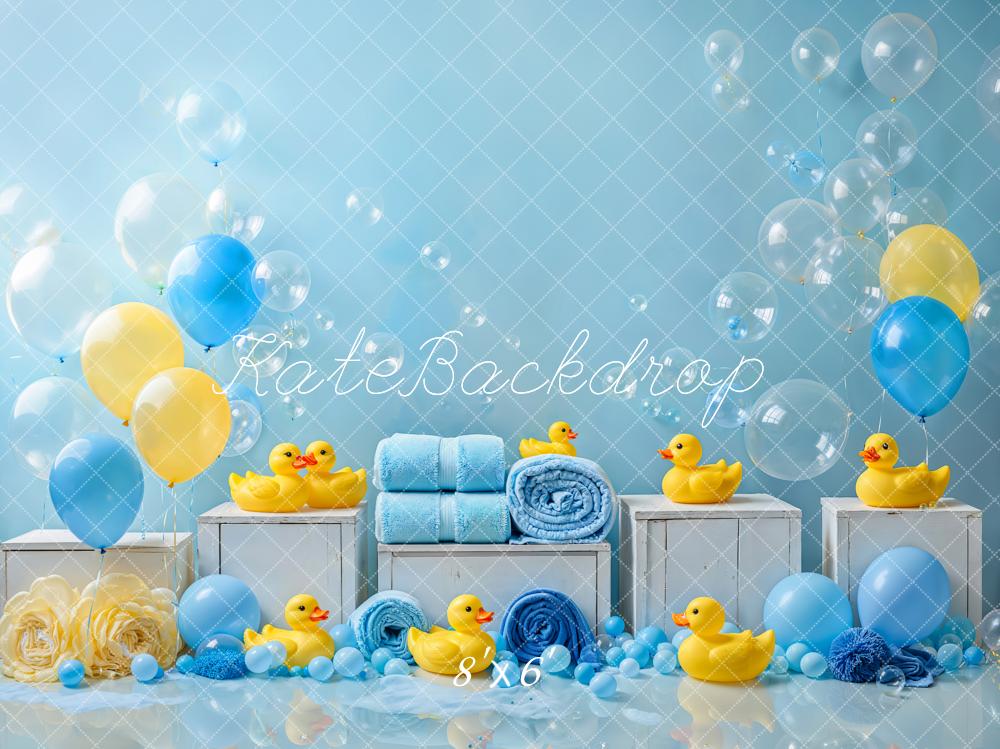 Kate baby Shower Duck Backdrop Designed by Emetselch