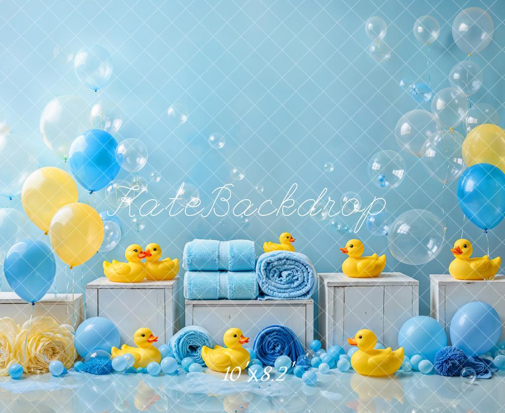 Kate baby Shower Duck Backdrop Designed by Emetselch