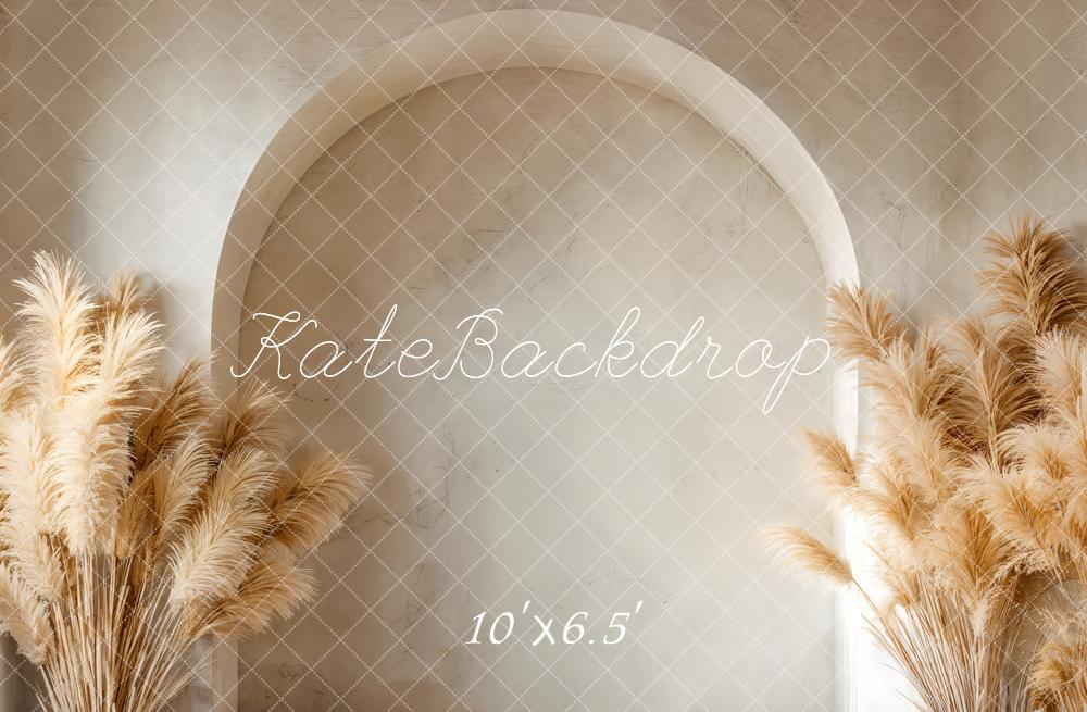 Kate Boho Arch Pampas Grass Backdrop Designed by Emetselch