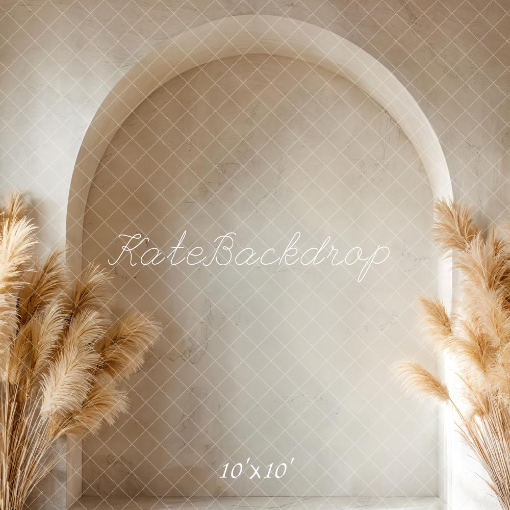 Kate Boho Arch Pampas Grass Backdrop Designed by Emetselch