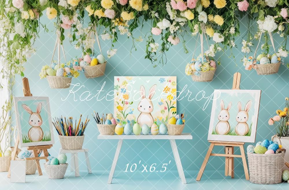 Kate Easter Painting Workshop Backdrop Designed by Patty Roberts