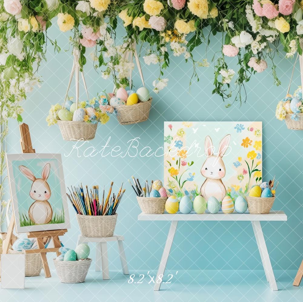 Kate Easter Painting Workshop Backdrop Designed by Patty Roberts