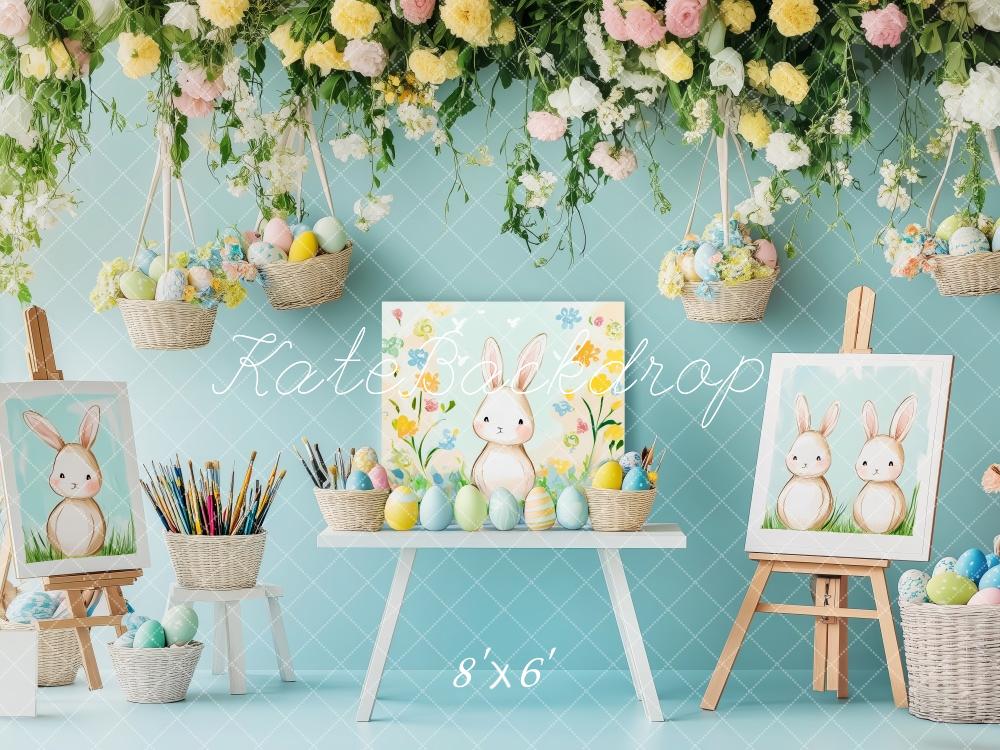 Kate Easter Painting Workshop Backdrop Designed by Patty Roberts