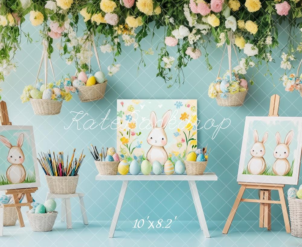 Kate Easter Painting Workshop Backdrop Designed by Patty Roberts