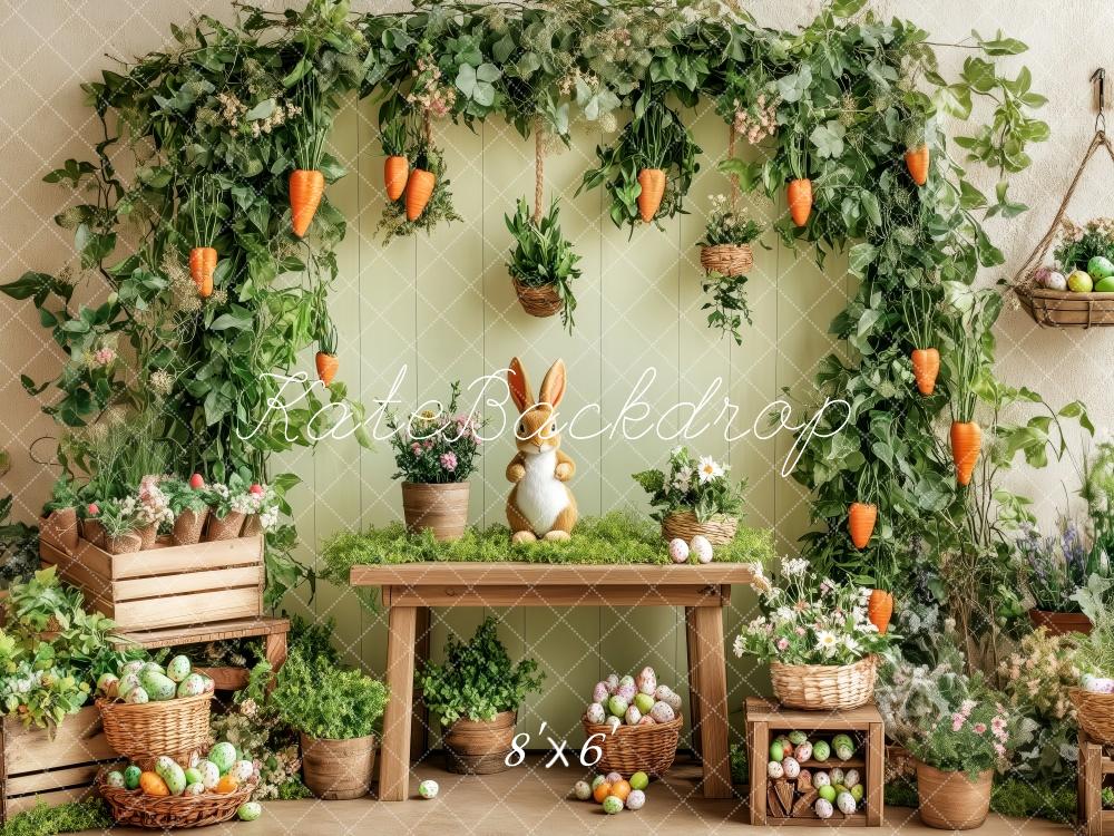 Kate Garden Easter Bunny Carrots Backdrop Designed by Patty Roberts