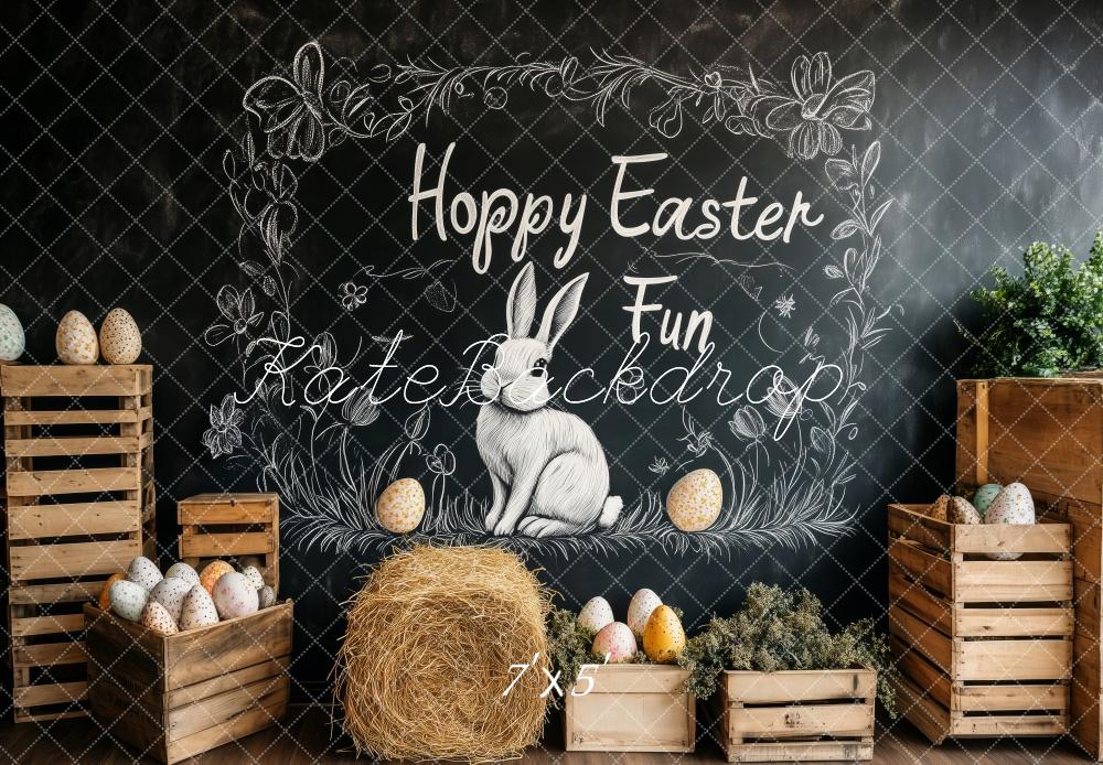 Kate Hoppy Easter Chalkboard Backdrop Designed by Patty Roberts