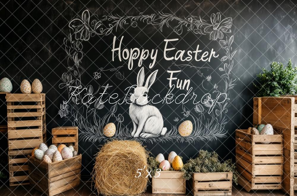 Kate Hoppy Easter Chalkboard Backdrop Designed by Patty Roberts