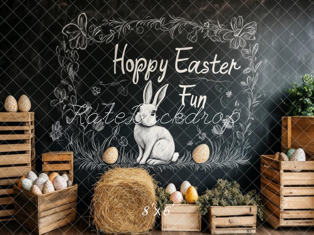 Kate Hoppy Easter Chalkboard Backdrop Designed by Patty Roberts